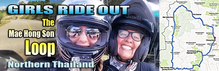 Girls Ride Out - The Mae Hong Son Loop. N.Thailand. 3 two ladies and a map