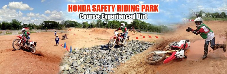 Honda Safety Riding Park - Experienced Dirt Riding Course 1 Honda Safety Riding Park Experienced Dirt Course. Chiang Mai, Thailand