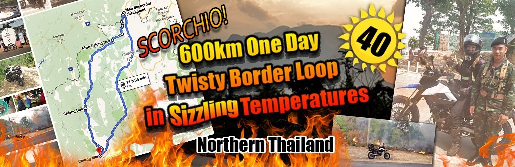 hot riding in Thailand