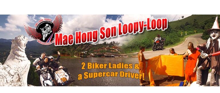 2 female riders and the Mae Hong Son Loop
