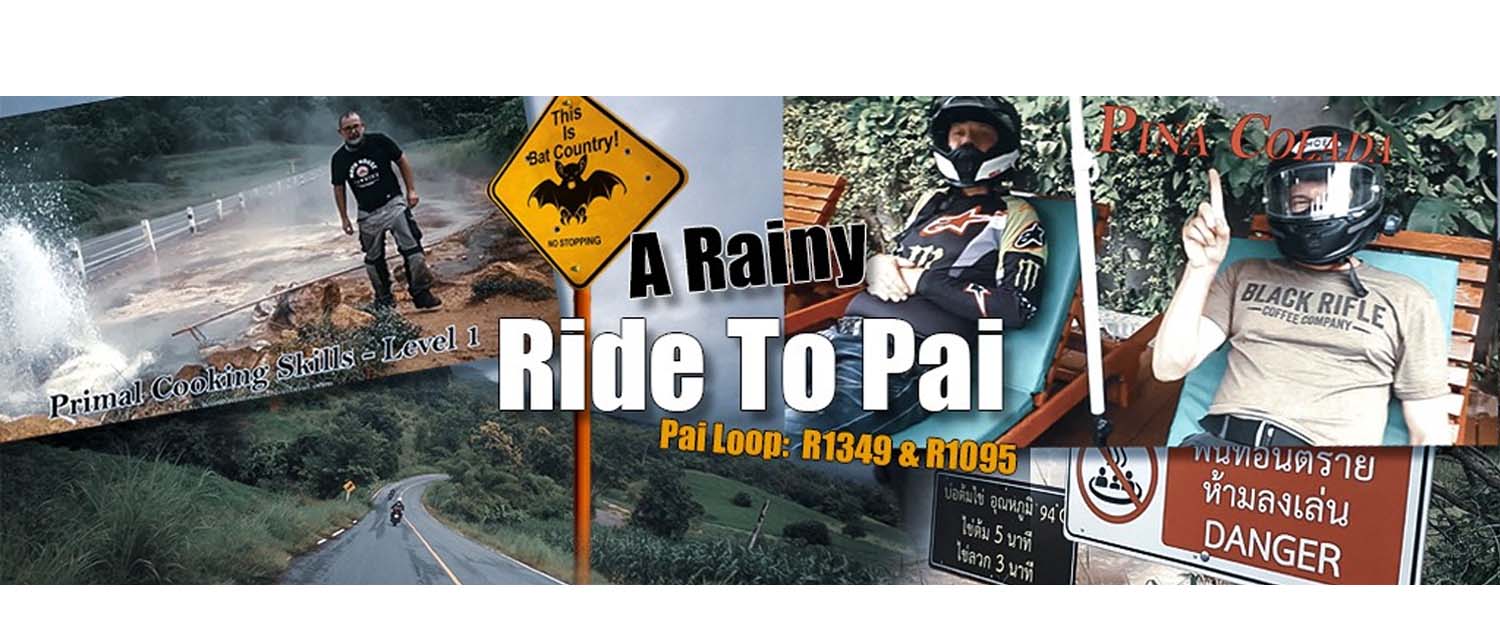 motorcycle riders on the Pai road having fun and relaxing - motogirlthailand Thailand