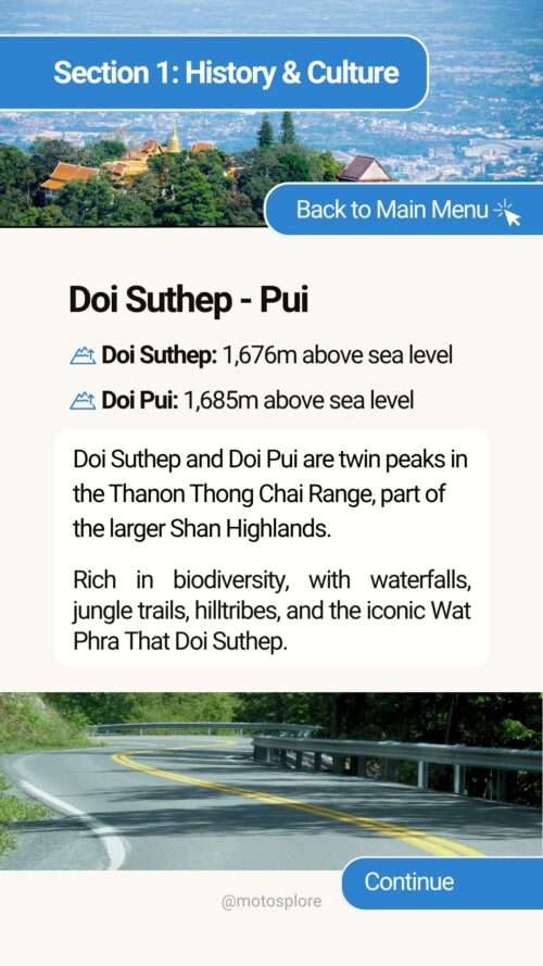 Doi Suthep Doi Pui Map 4 Doi Suthep Doi Pui Map