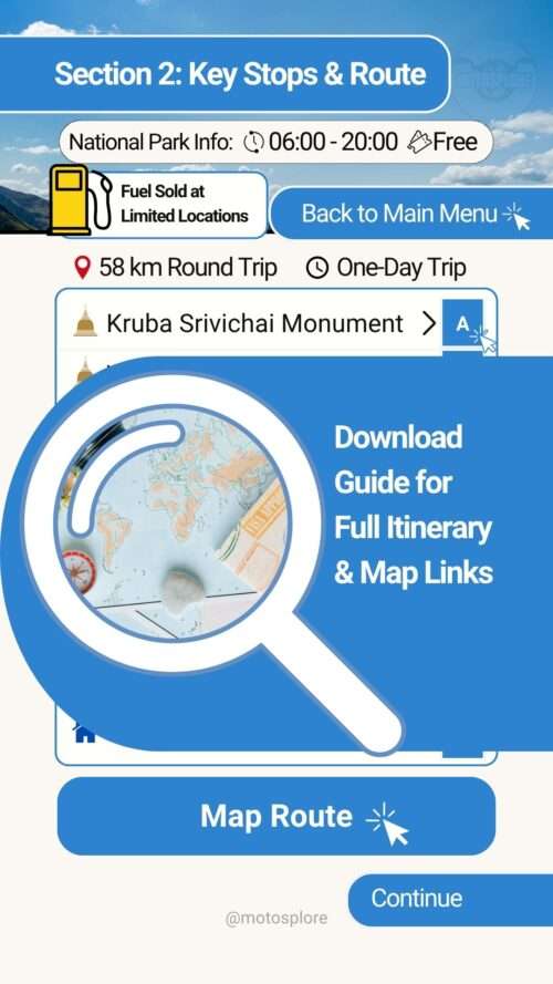Doi Suthep Doi Pui Map Doi Suthep Doi Pui Map
