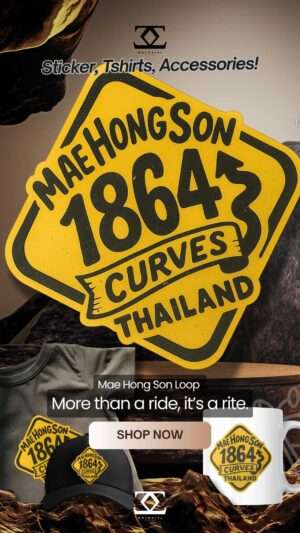Mae Hong Son Loop Merch - Motogirlthailand Mae Hong Son Loop Merch - Motogirlthailand